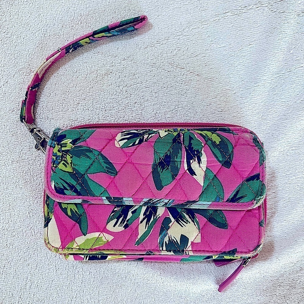 Vera Bradley three fold wallet mild wear to corners